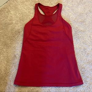 Lululemon Red Athletic Top